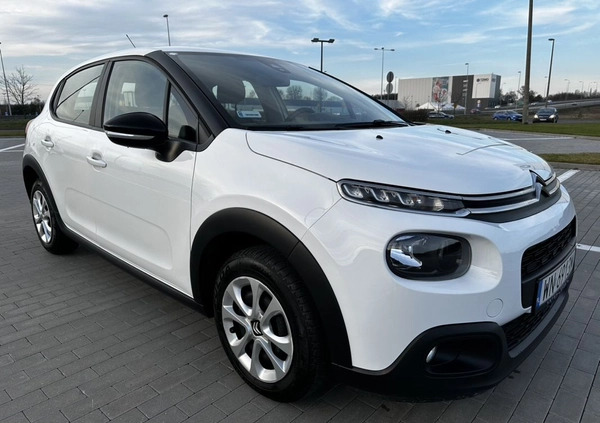 Citroen C3 cena 44000 przebieg: 89988, rok produkcji 2020 z Tyczyn małe 326